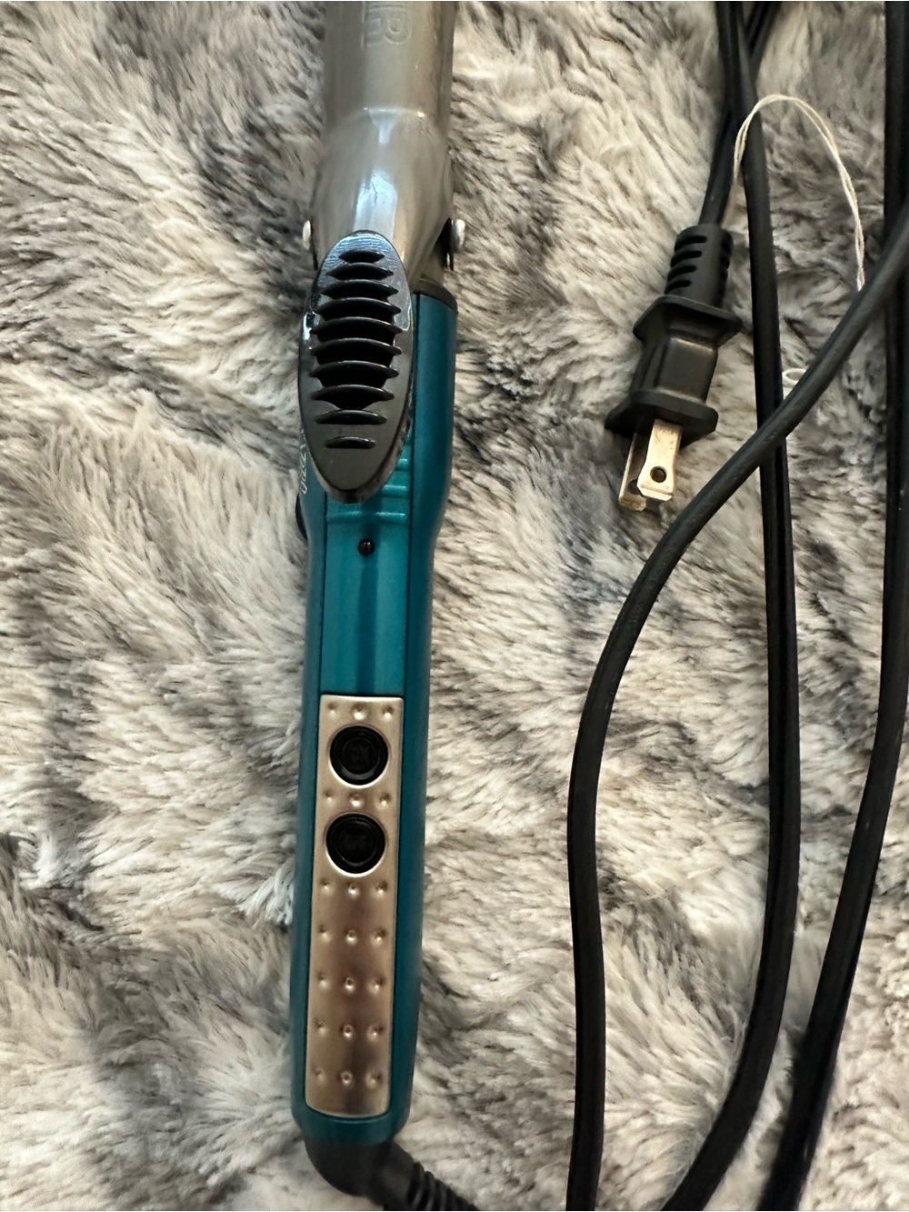 Teal Hair Styling Iron - Women Accessories Hair Accessories